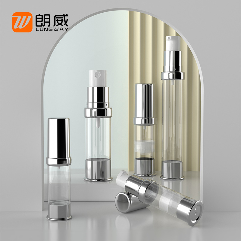 5ml 10ml 15ml 30ml botella de vacío de loción de hombro convexo spray de viaje sub-embalaje botella de vacío de spray de protección solar