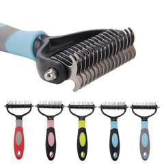 Pet comb and dehairing brush for dogs, quick untangling and removing loose hair, pet supplies, dropshipping one piece