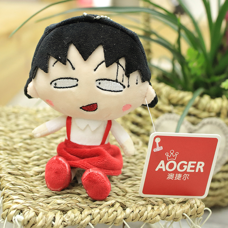 Cereza Maruko muñeca colgante de peluche de juguete al por mayor genuino pequeño llavero muñeca Ragdoll regalo de la muchacha