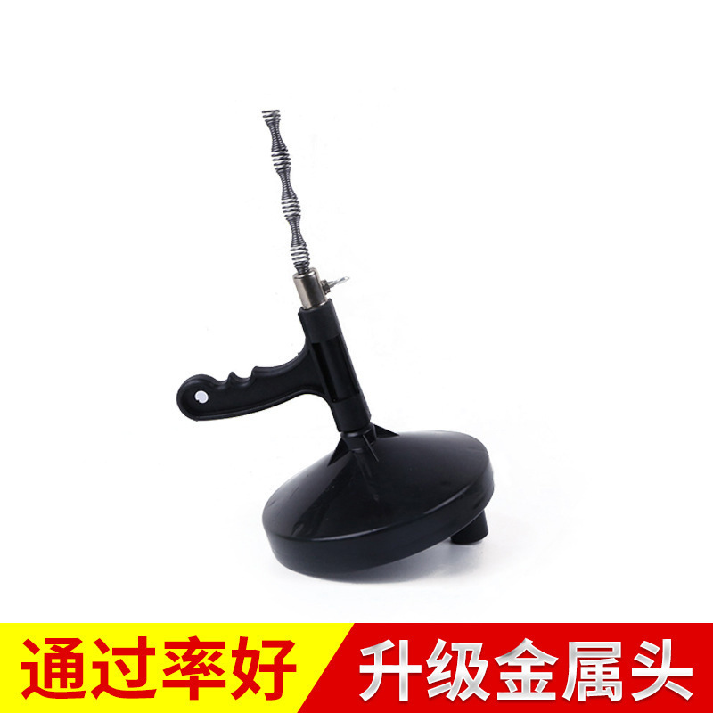 Manufacturer Wholesale Household Sewer Toilet Pipe Unblocker Hand-Cranked Spring Sink Unblocking Tool