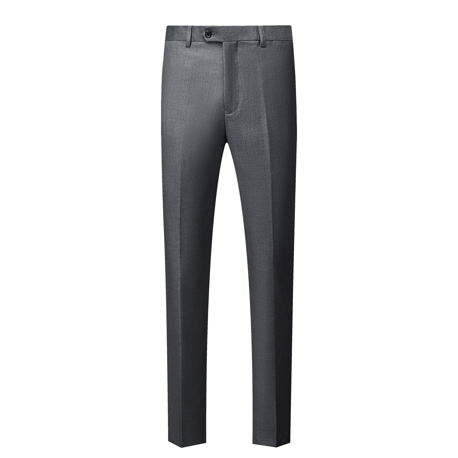 Pantalones casuales de negocios de los hombres de la carrera de primavera sin hierro pantalones de traje de hombre negro gris azul vino rojo image 9
