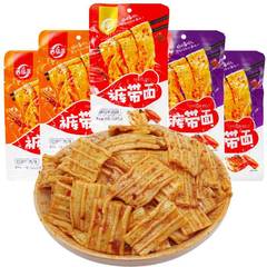 Chunfuying Vegetable Sichuan Spicy Glass Noodles with Pickled Vegetables, 40g/Bag, Braised Vegetarian Spicy Slices, Campus Leisure Snacks