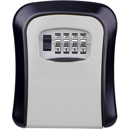 Cross-border password key box cat's eye wall-mounted B&B metal password box decoration key box password lock LOGO