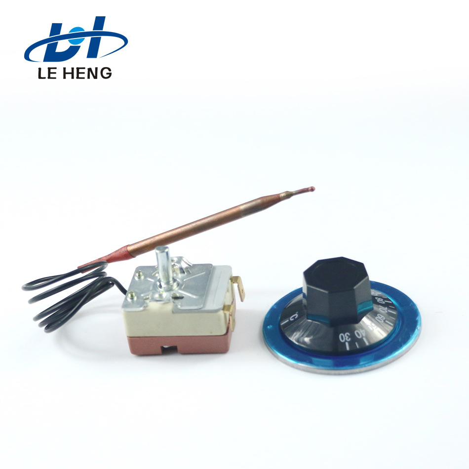 电热水器可调式旋钮温控器配白色平的旋钮30~75度,85度恒温开关