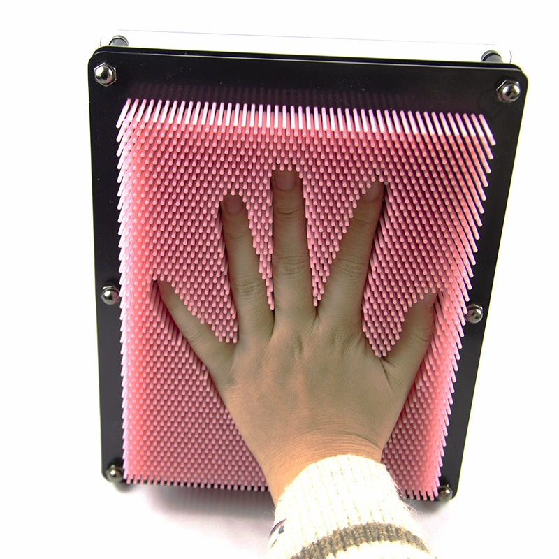 Plastic square hands print, variable three dimensional hands model, 3D, variety of needle paintings