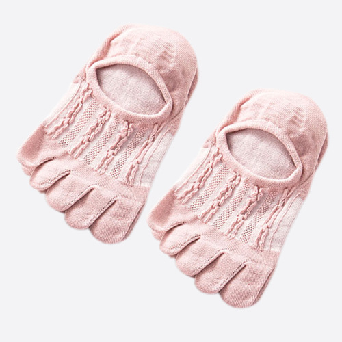 Toe socks women's sweat-absorbent breathable socks sweat-absorbent shallow mouth invisible socks short socks summer thin socks split toe socks