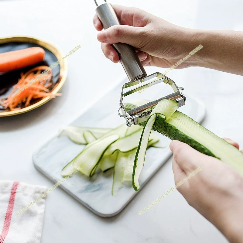 Stainless steel multi -functional peeling knife fruit potato melon fruits shaved scratch