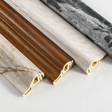 背景墙收边装饰线条 竹木纤维仿大理石门窗顶条 室内包边踢脚线