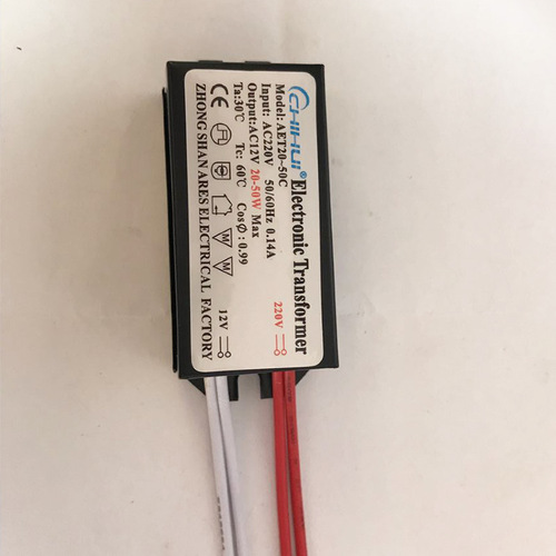 Quartz Halogen Lamp Electronic Transformer, Input Voltage AC220V, Output AC12V, Direct Manufacturer Sale