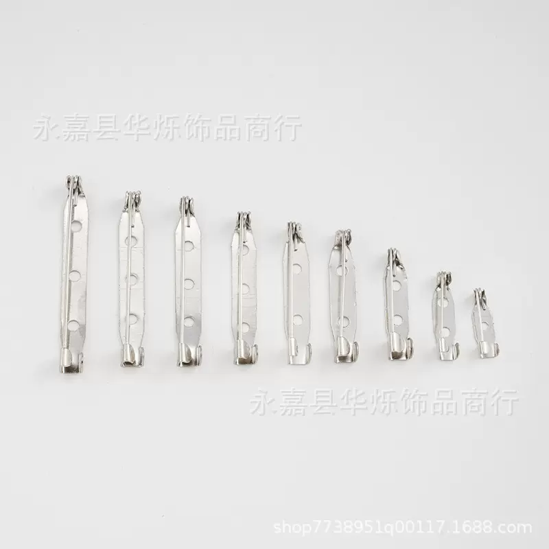 【包邮】简易别针 简针 胸针 玩偶蝴蝶结胸花底托别针整包批发