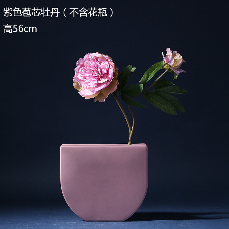 Núcleo púrpura peonía dos piezas