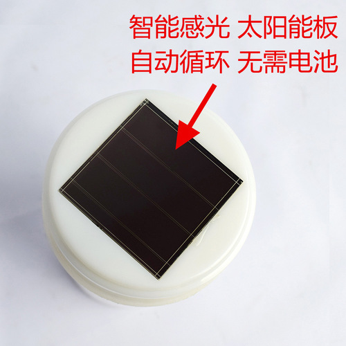 Solar induction cemetery light, outdoor waterproof LED candle light, cross-border direct sales for worshiping graves and inserting ever-burning lamps