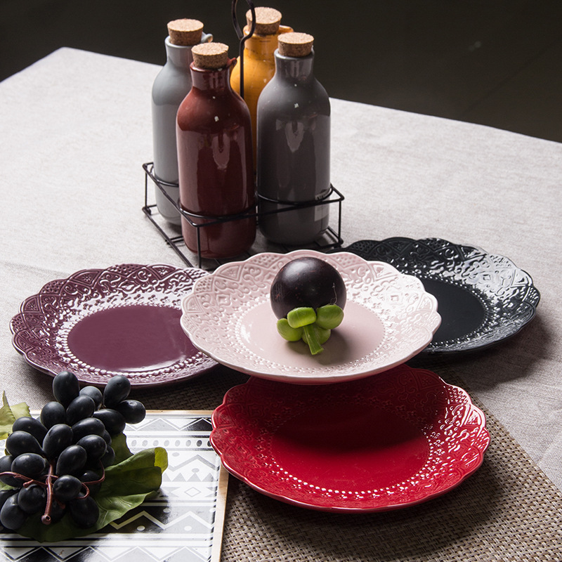 14 pulgadas 2022 nueva cocina moderna boda platos de porcelana