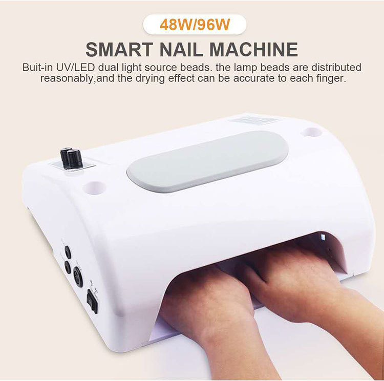 Inteligente todo en uno manicura cinco en uno máquina de molienda lámpara para hornear aspiradora iluminación almohada de mano máquina de manicura multiusos