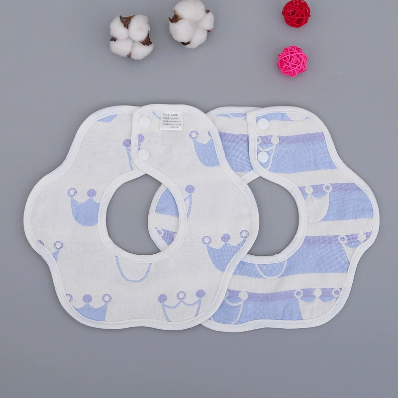 Gauze eating bib, children's laundry basket