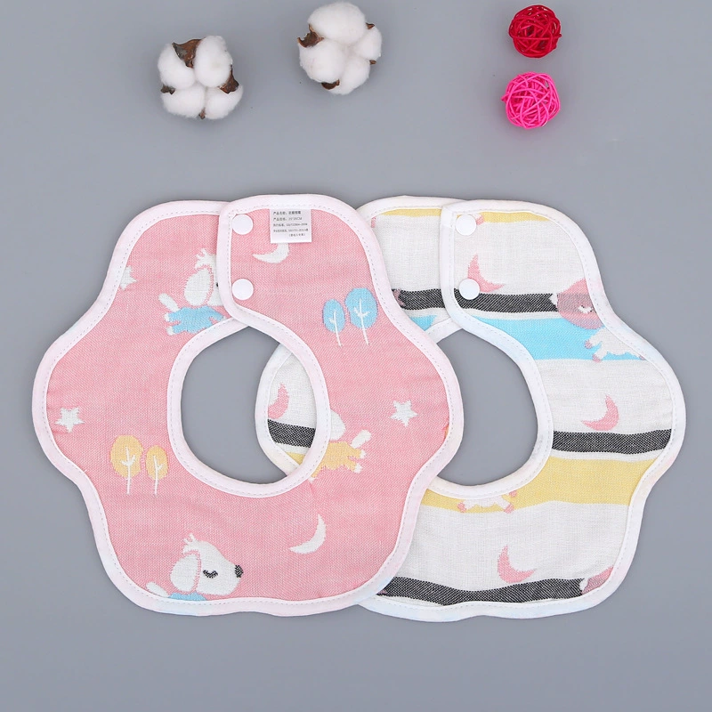 Gauze eating bib, children's laundry basket