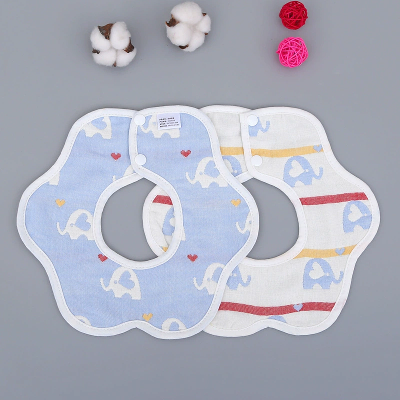 Gauze eating bib, children's laundry basket