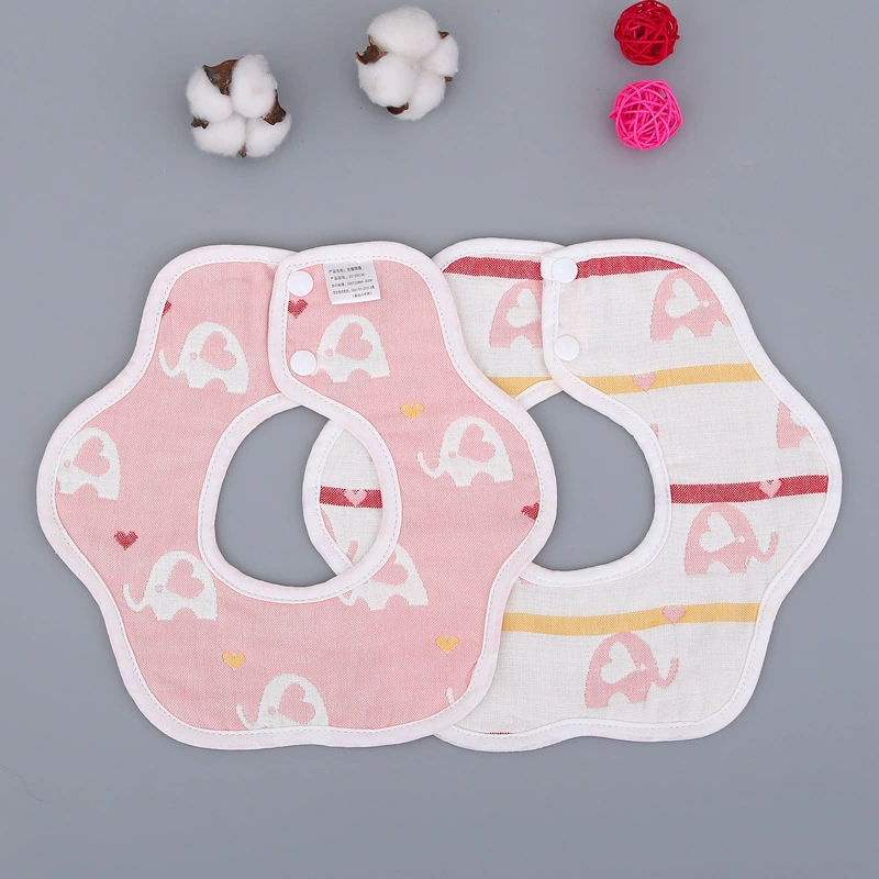 Gauze eating bib, children's laundry basket