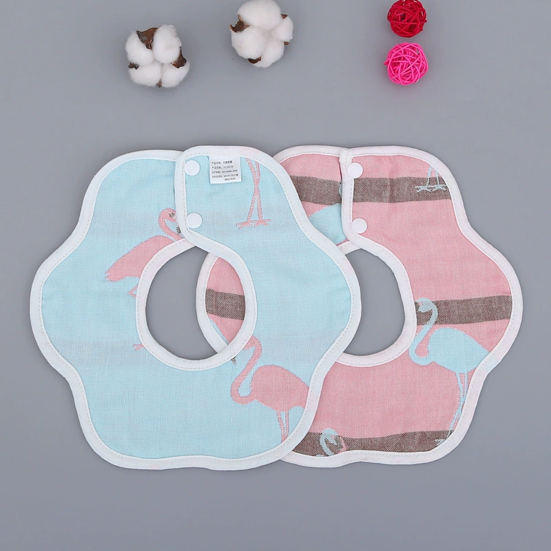 Gauze eating bib, children's laundry basket