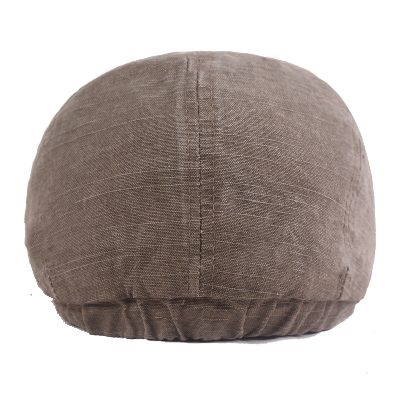 Gorro de Pico Viejo lavado boina de los hombres retro casual sombrero delantero sombrero de mediana edad y ancianos sombrero de comercio exterior