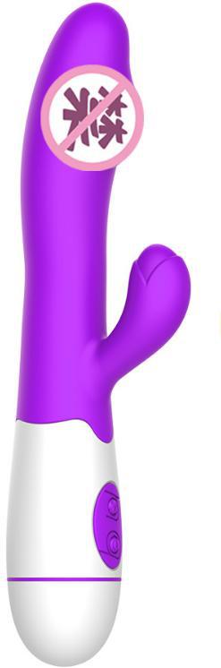 Masturbación femenina de doble cabeza vibración masaje palo aparato femenino punto G vibrador productos del sexo ventas directas de la fábrica