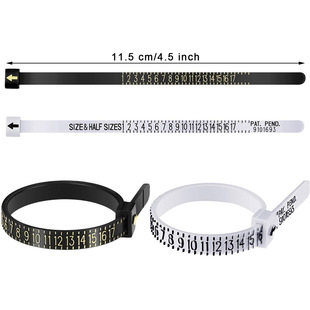USUKHK British American Standard Hong Kong Ring Ring Ring Trumpet Hand Inch Measuring Ring with Finger Circumference Screening Tool Ring Ruler