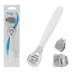 Portable Stainless Steel Callus Shaver Foot File Pedicure Tool for Removing Dead Skin and Calluses