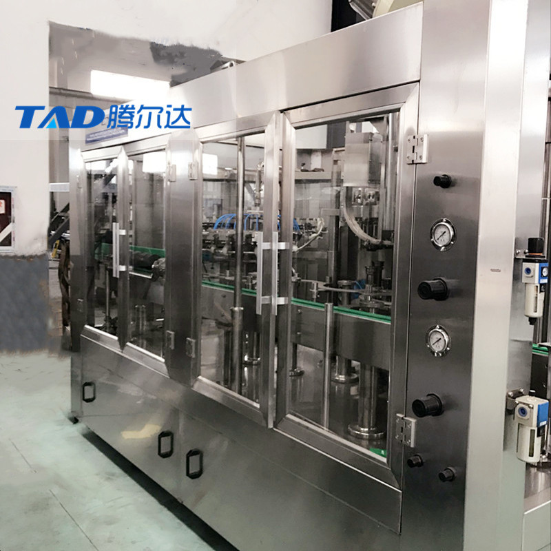 玻璃瓶饮料冲灌封三合一灌装机含气饮料灌装生产线设备