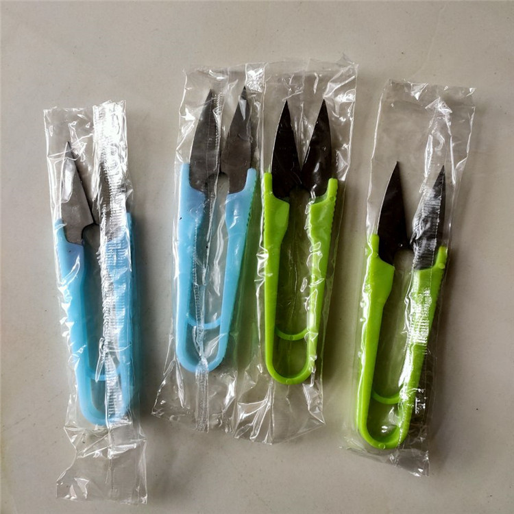 一元商品十字绣剪刀 小剪刀 U形剪刀  纱剪 一元地摊百货货源