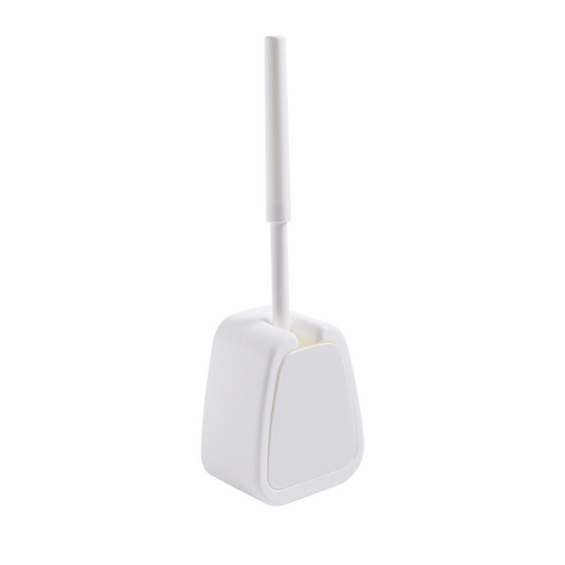 Cepillo de inodoro montado en la pared sin ángulo muerto cepillo de inodoro doméstico montado en la pared mango largo traje de cepillo de inodoro