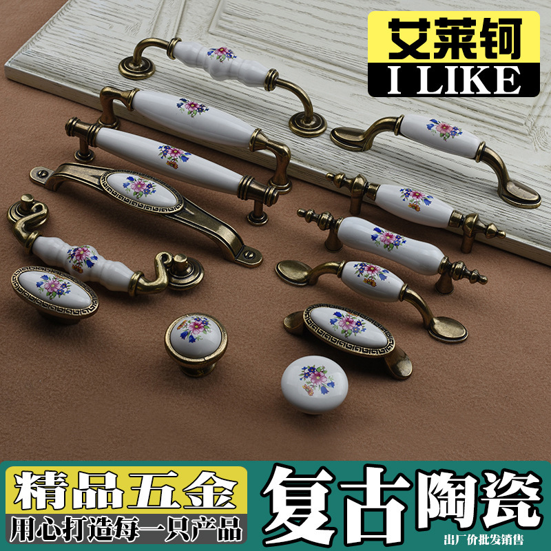 Chinese -style hand -style bronze ceramics