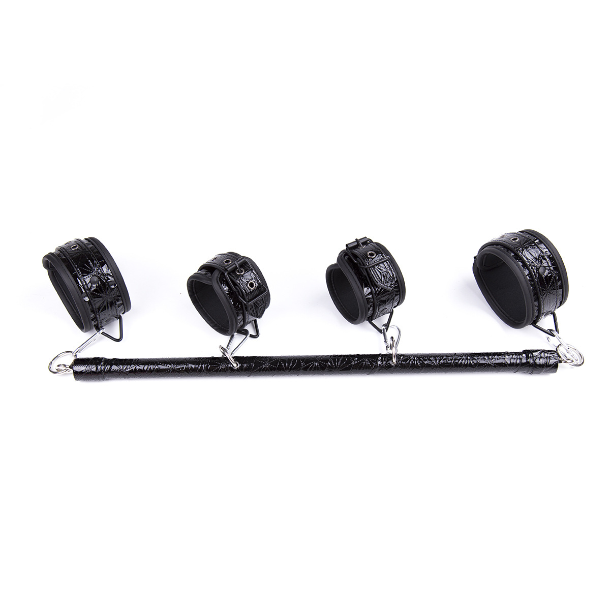 Suministrados directamente por el fabricante, los juguetes sexuales incluyen esposas SM de tubo de acero, esposas con diseño de diamante, esposas para pies, esposas fijas y esposas rectas. image 6
