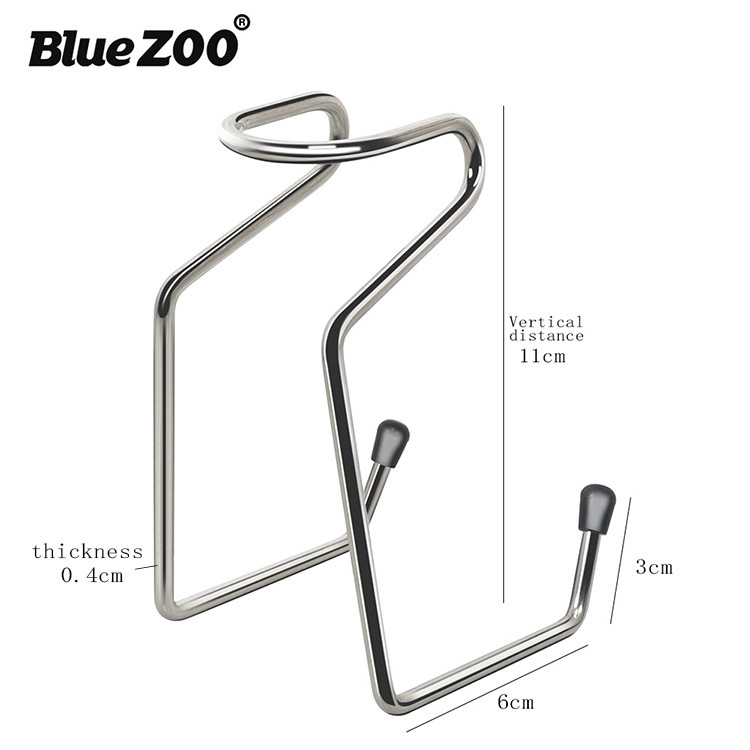 Blue ZOO beauty tools wholesale men's shaving beard brush foam brush Hu soap bowl iron alloy bracket single rack