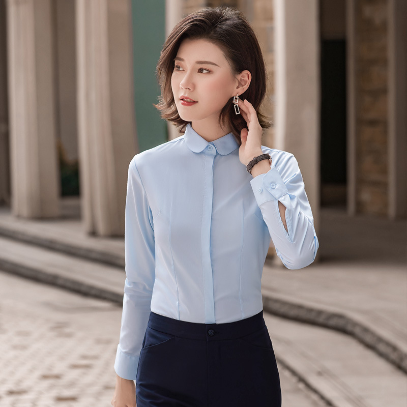 여성 [91601 블루 셔츠]]