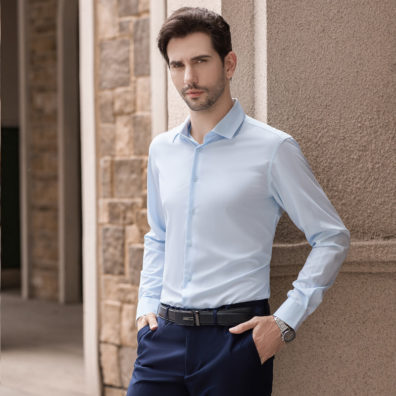 남성용 [81601 블루 셔츠]]