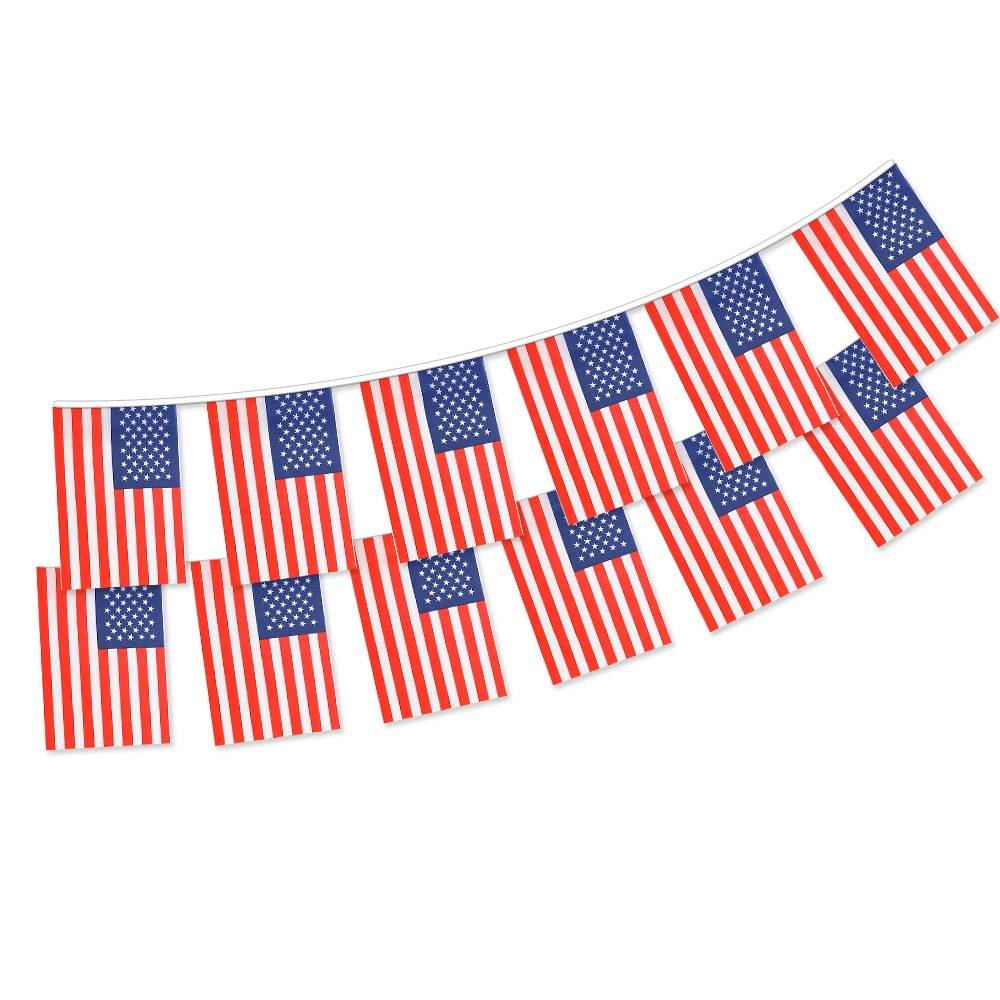 No. 8 14*2 Uganda 1 string flag, ten thousand national flags, hanging flags, decorative flags, custom-made foreign string flags from all over the world