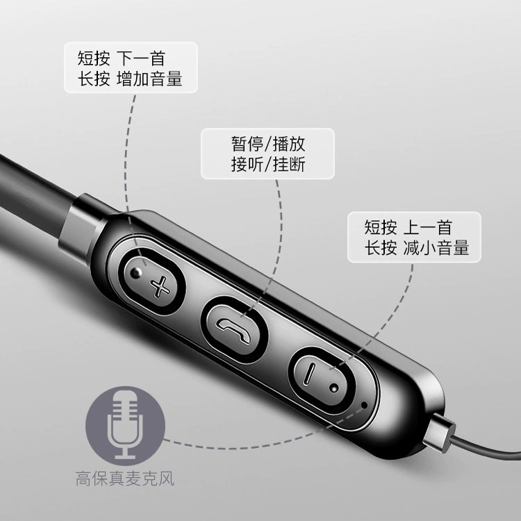 Удлинённые трёхмерные наушники Bluetooth A10