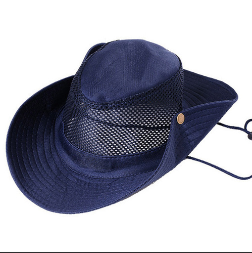 Sunshade Hat for Men, Summer Outdoor Cycling Sun Protection Net Hat, Hiking and Fishing Wide Brim Hat for Travel