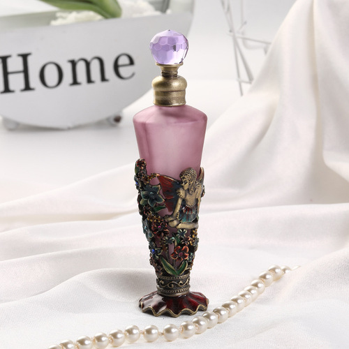 Angel Girl 25ml Conical Bottle Enamel Color Perfume Oil Empty Bottle Can Be Customized