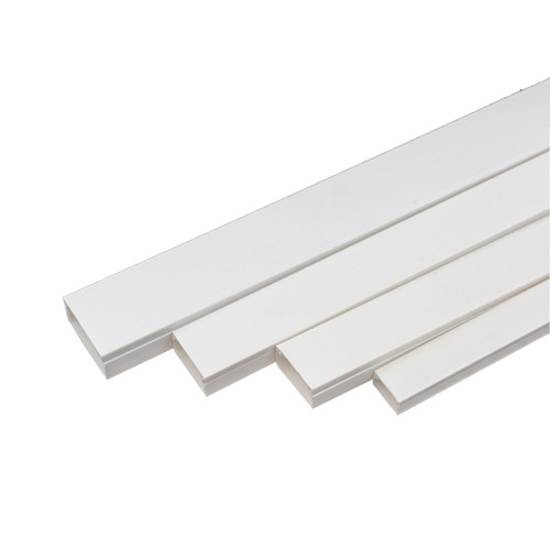 Paco Thickened PVC Square Duct with Adhesive Surface Mount Wiring Channel Wall Wire Cover Decorative Slot Cover 20*10 Self-Adhesive