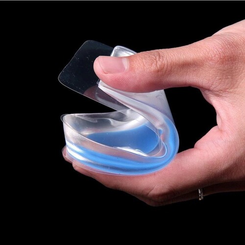 Silicone heel pad transparent sports GEL pad U-shaped heel pad PU half size heel pad heel pad