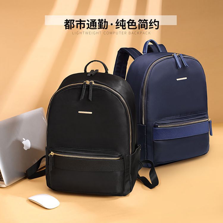 Business Laptop Bag Backpack Travel Casual Nylon Oxford Cloth Bag Fashion All-match Backpack