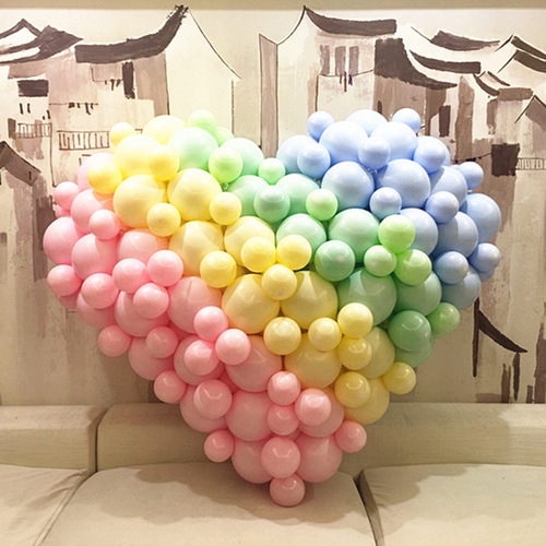 AliExpress New Candy Color Thickened Latex Balloon New Macaron Balloon Birthday Party Air Floating Balloon