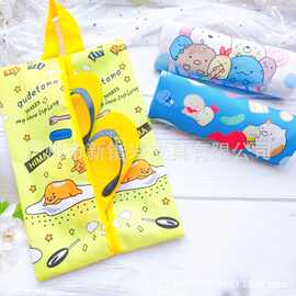 新款卡通双面印花美乐kt美人鱼鞋子毛巾衣物旅行收纳袋鞋袋