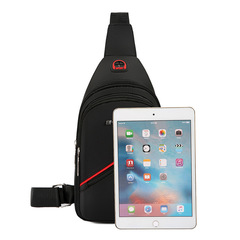 Chest bag men's new Korean style casual mini crossbody bag nylon waterproof Oxford cloth men's bag small shoulder bag carry-on bag