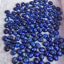 天然蓝晶石戒面 蓝晶裸石戒面 DIY镶嵌配石戒面 蓝晶石戒面 批发