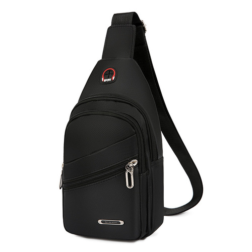 Men's  New Leisure Korean Style Waterproof Oxford Cloth Fashion Sports Crossbody Bag Shoulder Bag Trendy Backpack