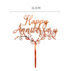 New product creative wedding anniversary happy acrylic cake account