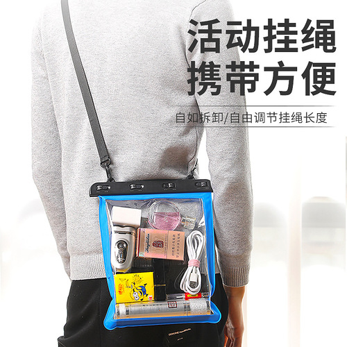 Amazon New Multifunction Crossbody Mess Bag Outdoor Transparent Waterproof Bag Beach Bag Phone Mess Waterproof Bag