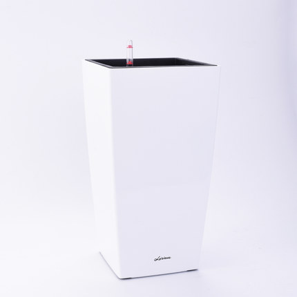 Laizhixiu perezoso maceta cuadrado grande pintura de piso de alta pierna olla auto-absorbente perezoso maceta al por mayor